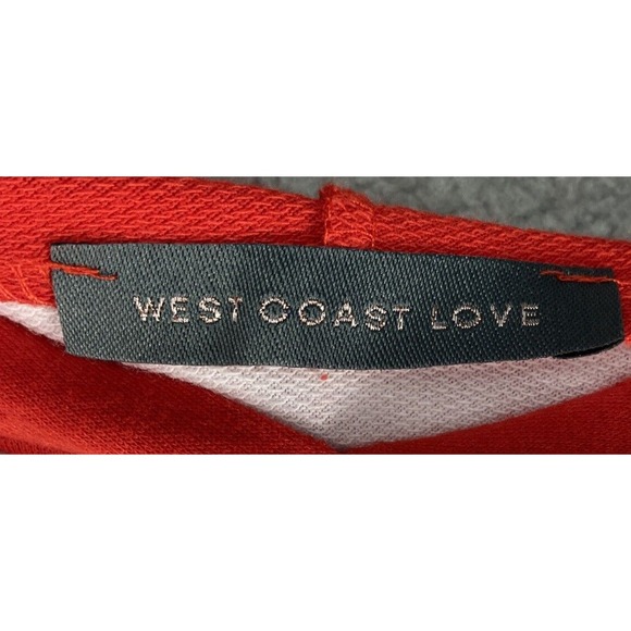 "Running Late Is My Cardio" Hoodie Women's Large Red/White Brand West Coast Love - Picture 6 of 10